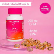 Pink Stork Omega-3 DHA 540 mg 60 Softgels