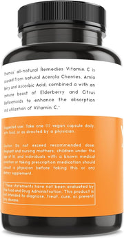 Vitamin C with Organic Elderberry, Organic 90 Capsules