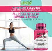 Elderberry and Sea Moss Supreme Capsules 90 Capsules