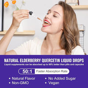 Elderberry Syrup | Black Elderberry Liquid D3 | 30 Servings