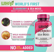 Elderberry and Sea Moss Supreme Capsules 90 Capsules