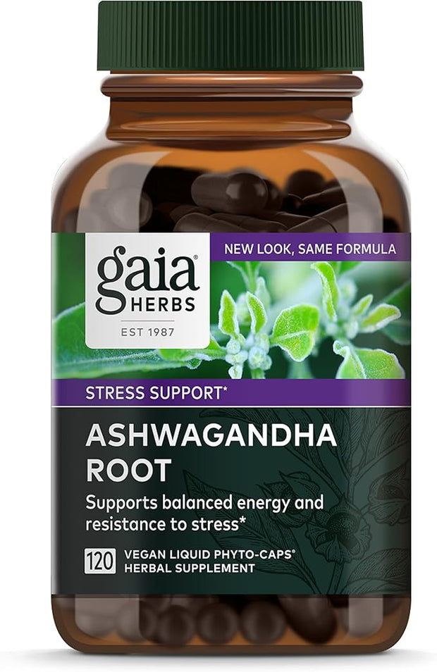 Gaia Herbs, Ashwagandha Root Vegan Liquid 120 Ct 1)