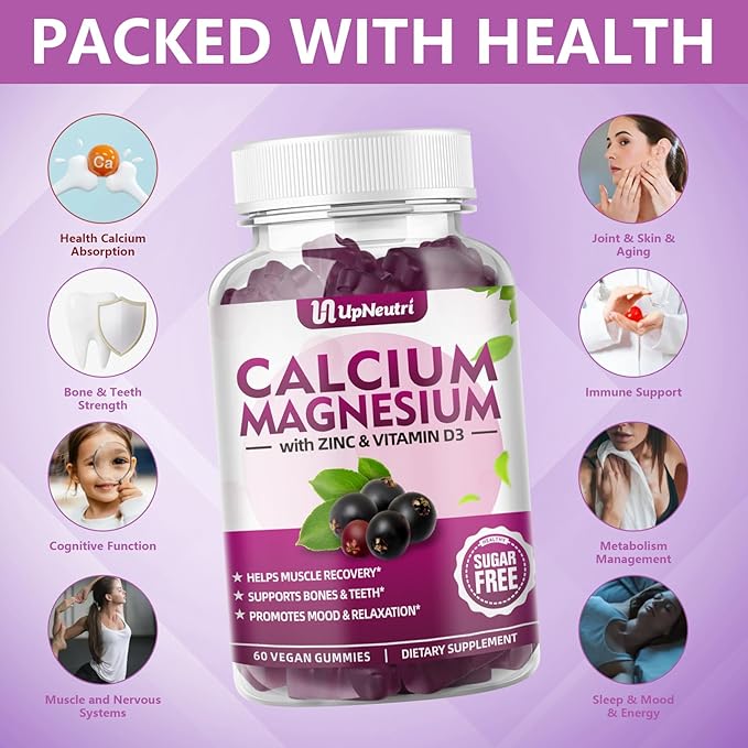 Calcium Magnesium Zinc with Vitamin D3 60 Count