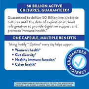 Nature's Way Fortify Optima Probiotic 50 Billion 7 Strains, 30 Capsules