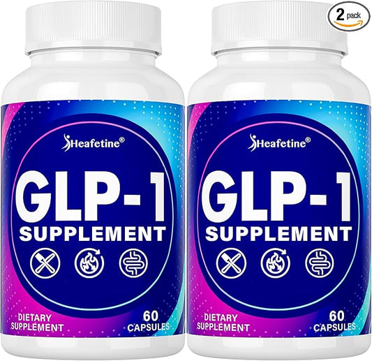 GLP-1 Supplement Support, with Naturally GLP1 Supplement Probiotic for Women & Men, Hops & Green Tea Extract, GLP 1 Supplements for Gut, Energy, GLP-1 Levels & Overall Health - 120 Capsules