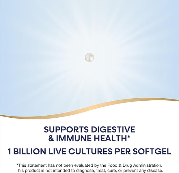 Nature's Way Primadophilus Reuteri Probiotic Pearls 1 Billion 4 Probiotic 60 Softgels