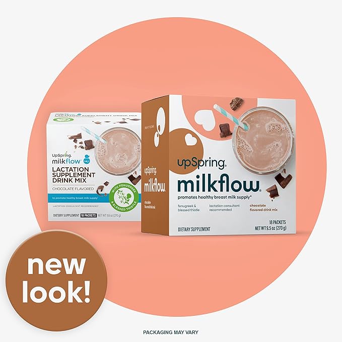 UpSpring Milkflow Lactation Supplement Drink Mix 18 Servings