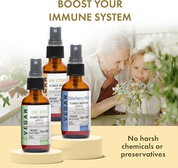 Immunity Pack Liquid Vitamins (Pack of 3) Sambucus 240 Days