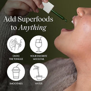 Apothékary Your Wildest Greens Tincture, All-in-One Daily Greens Superfood Supplement, Vitamin & Mineral Support, 5X Potency of Greens Powders, Sugar Free, Calorie Free, (15 Servings) 1.22oz