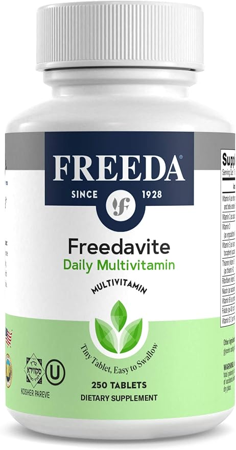 Freedavite Tiny Tablet B1, B2, B2, B6, B6, B12, B12, Biotin, 250 Count