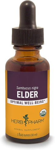 Herb Pharm Certified Organic Elder Liquid Extract 1 Ounce
