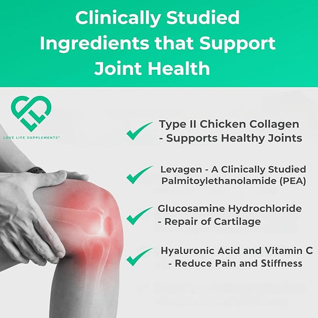 Love Life Supplements Joint Support 30 Capsules 30 Servings