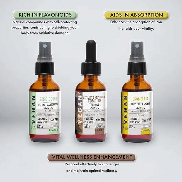 Digestive Harmony Bundle LIQUID Vitamin Trio 2 Fl 240 Days
