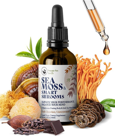 Organic Irish Sea Moss Liquid Drops 7 Adaptogenic