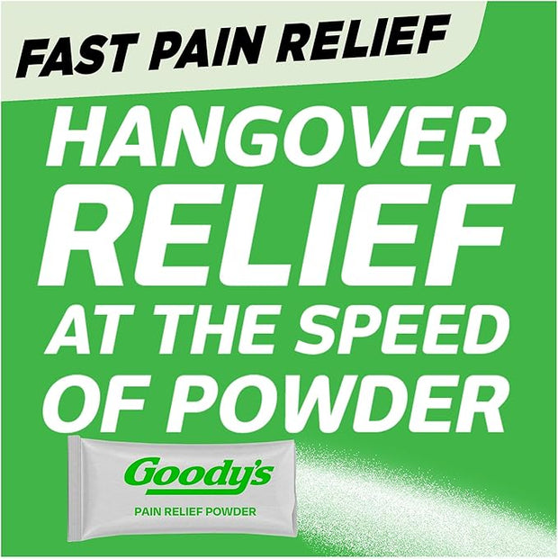 Goody's Hangover Powders, Fast Pain Relief & Boost Of Alertness, Berry Citrus Flavor Dissolve Packs, 16 Individual Packets