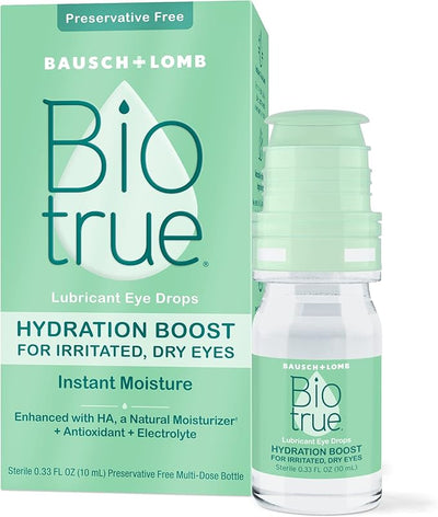 Biotrue Hydration Boost Eye Drops, Preservative 0.33 FL (10 mL)