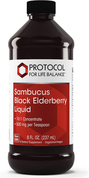 Protocol Sambucus Black Elderberry Liquid 10:1 concentrate 500 mg 8 Fl