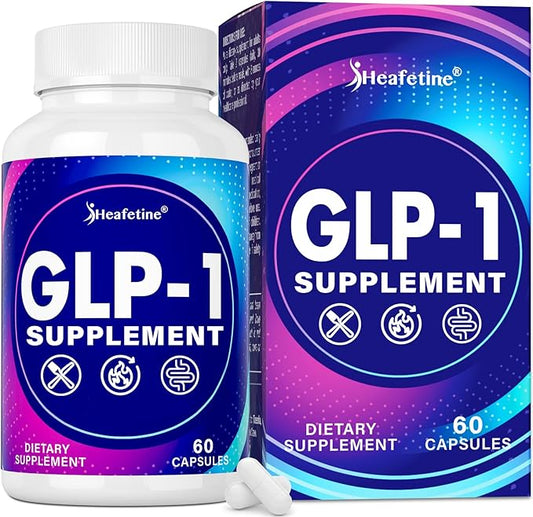 GLP-1 Supplement Support, with Naturally GLP1 Supplement Probiotic for Women & Men, Hops & Green Tea Extract, GLP 1 Supplements for Gut, Energy, GLP-1 Levels & Overall Health - 60 Capsules