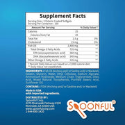 Spoonful Omega 3 Fish Oil Enteric 2400mg, 200 200 Capsules,