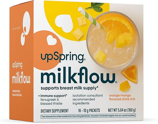 UpSpring Milkflow Immune Support Breastfeeding Supplement 16 Drink