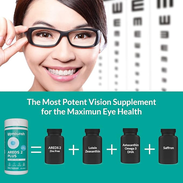 UpNourish AREDS 2+ 120 softgels