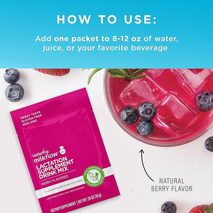 UpSpring Milkflow Lactation Supplement Drink Mix 18 Servings