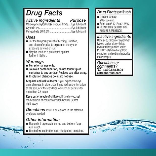 Refresh Digital Lubricant Eye Drops, 0.33 1)