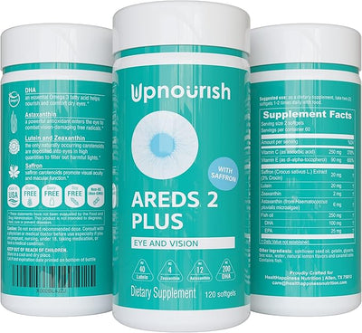UpNourish AREDS 2+ 120 softgels