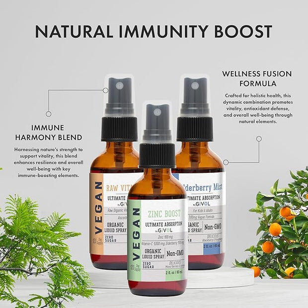 Immunity Pack Liquid Vitamins (Pack of 3) Sambucus 240 Days