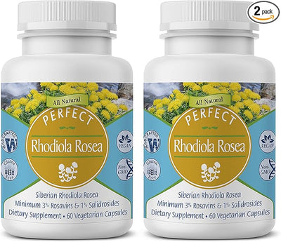 Perfect Supplements – Perfect Rhodiola Rosea 60 Capsules 2 Pack