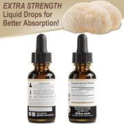 Lions Mane Mushroom Supplement Drops 1oz