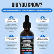 Magnesium Glycinate & Ashwagandha Liquid Drops 60mL)