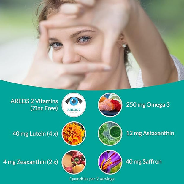 UpNourish AREDS 2+ 120 softgels