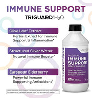 Triguard Plus Colloidal Silver Water, Sambucus 3-in-1 Liquid 8oz, Made