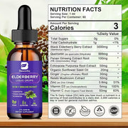 Elderberry Syrup | Black Elderberry Liquid D3 | 30 Servings