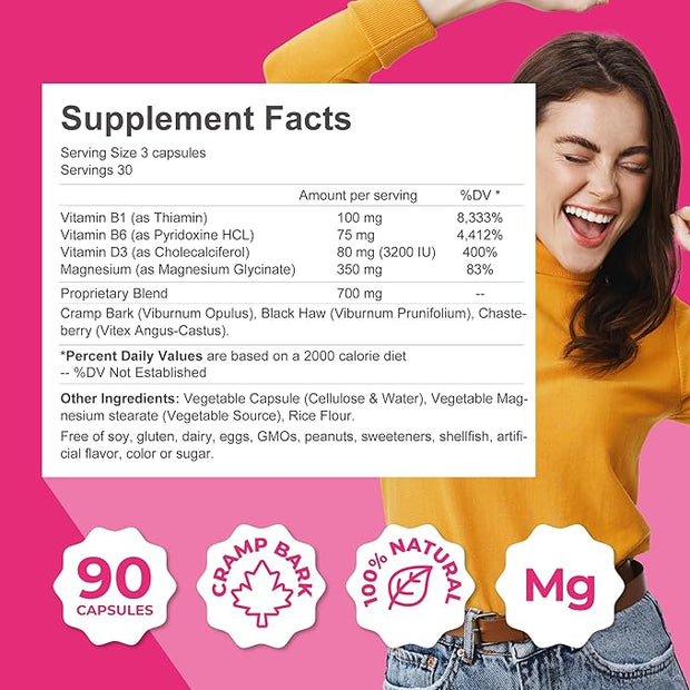 ZENZSUAL Menstrual Zen Natural and Hormone-Free (90 Capsules 2.7 Oz)