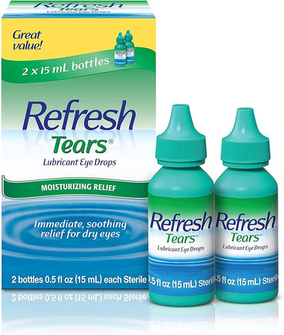 Refresh Tears, Lubricant Eye Drops, 2 .5 fl (15 ml)