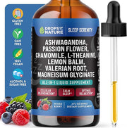 Magnesium Glycinate & Ashwagandha Liquid Drops 60mL)