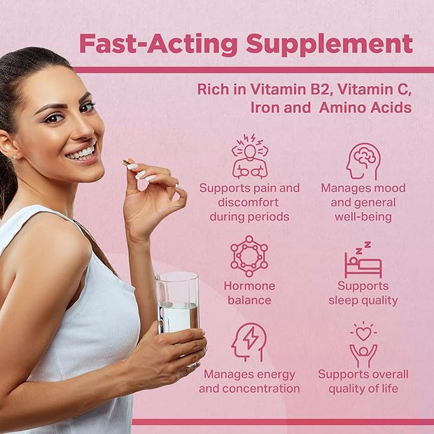 Strength & Spices Hormone Balance 100% 12 Ingredients 60 Vegan 1000mg Capsules