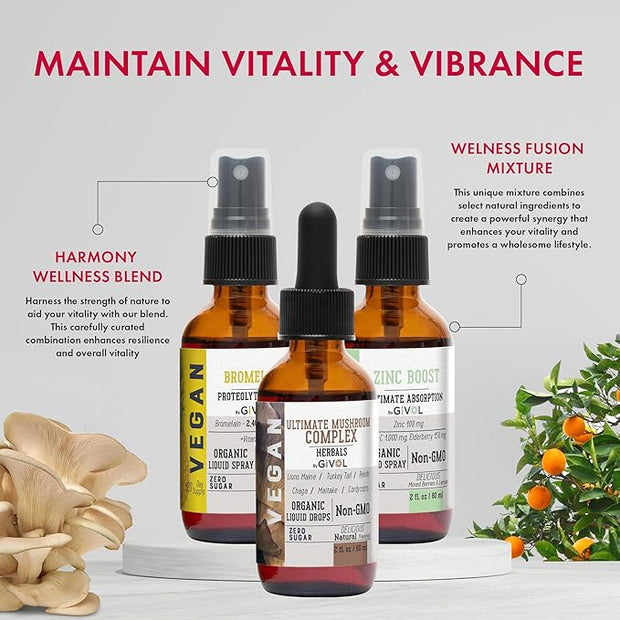 Digestive Harmony Bundle LIQUID Vitamin Trio 2 Fl 240 Days