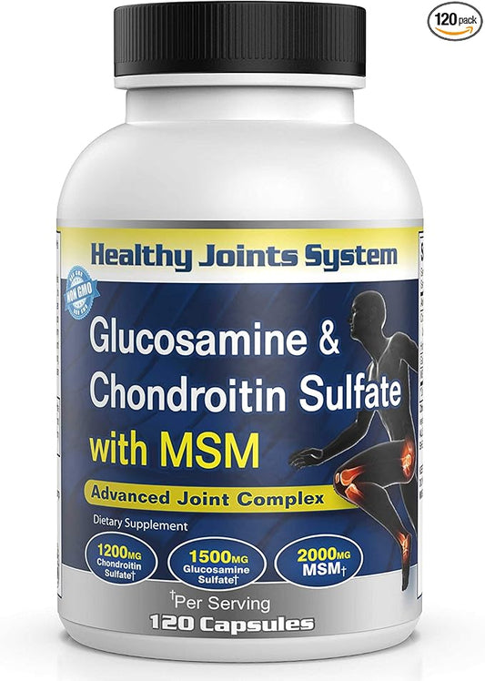 Glucosamine Chondroitin MSM Supplement- 120 Tablets