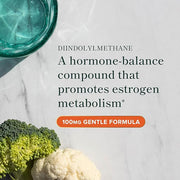 DIM Supplement 100 mg | Estrogen Balance for Women & Men | Diindolylmethane for Hormone Balance, Hormonal Acne, Menopause & Antioxidant Support | with MCT Oil & Vitamin E | Gentle Softgels | 60 Ct.