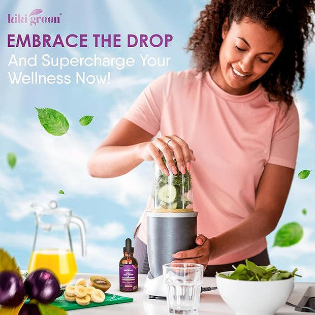 Liquid Irish Sea Moss + Elderberry Drops 2 Fl