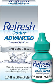 Refresh Optive Advanced Lubricant Eye Drops, 0.33 Fl