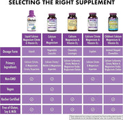 Bluebonnet Nutrition Liquid Calcium Citrate Magnesium Citrate, Vitamin D3, Bone Health, Gluten Free, Soy free, milk free, kosher, 32 Servings, Lemon Flavor, 16 Fl Oz (Pack of 1)