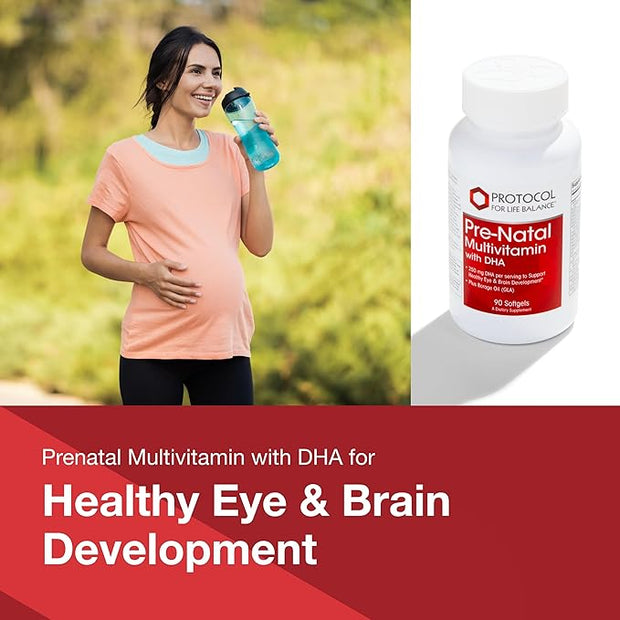 Protocol Pre-Natal Multivitamin with DHA 250 mg B12 & 90 Softgels