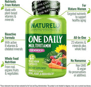 NATURELO One Daily Multivitamin for Women 50+ (Iron 50 - 60 Capsules 2 Month