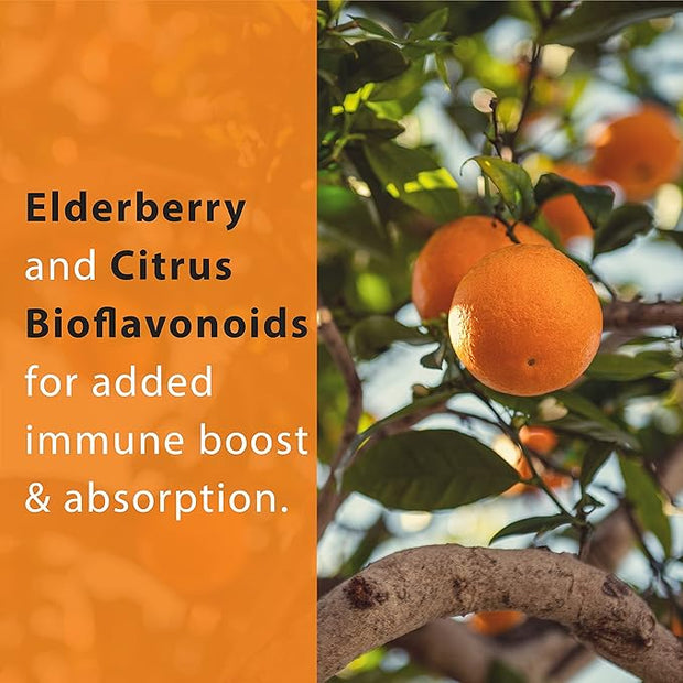 Vitamin C with Organic Elderberry, Organic 90 Capsules