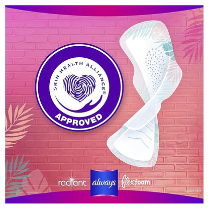 Always Radiant Teen Feminine Pads 1, Regular, 28 CT