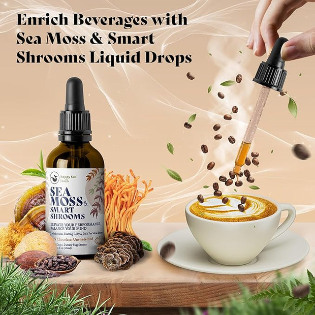 Organic Irish Sea Moss Liquid Drops 7 Adaptogenic